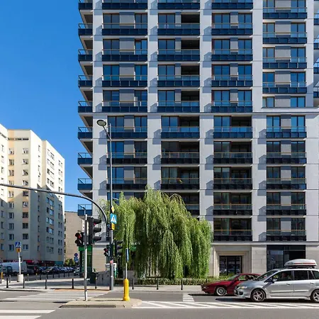 アパート Ogrodowa Elegant With Parking And Air Conditioning In By Renters ワルシャワ