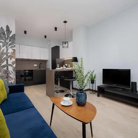 Ogrodowa Elegant With Parking And Air Conditioning In By Renters Apartament